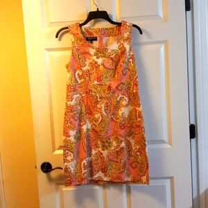 Jones New York Pink Paisley Dress Size 12